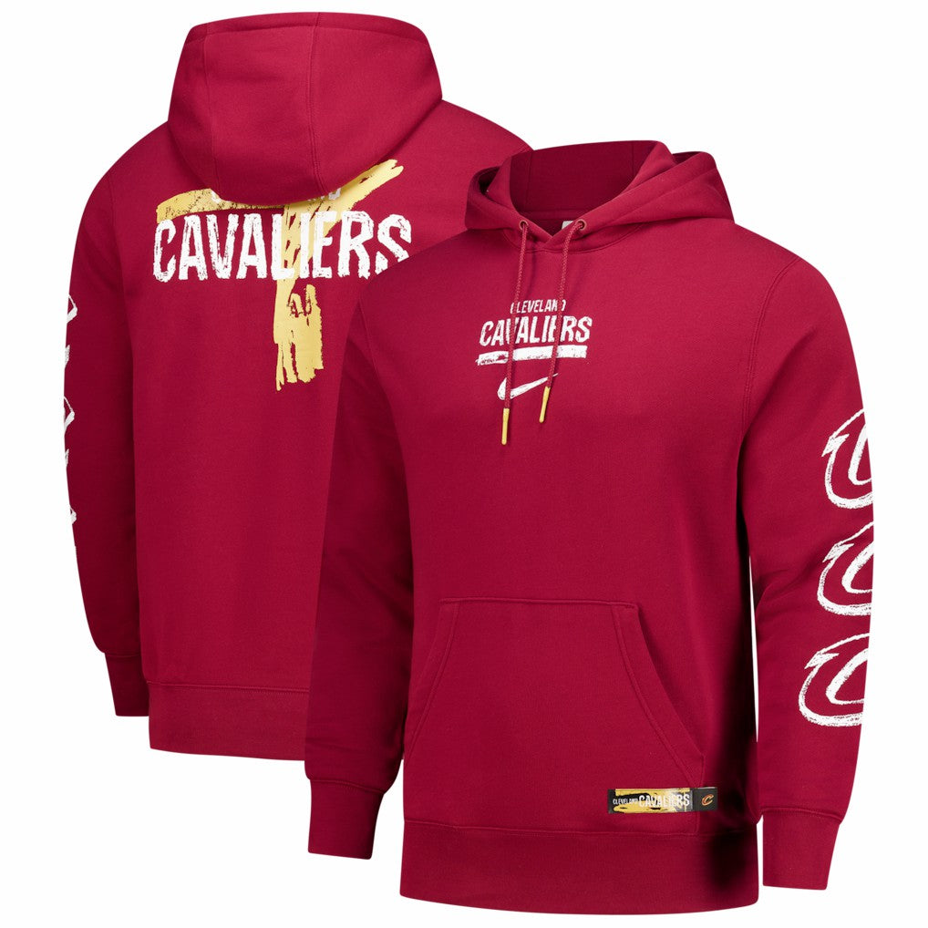 Cleveland Cavaliers Courtside Club Premium Hoodie Wine - NBA