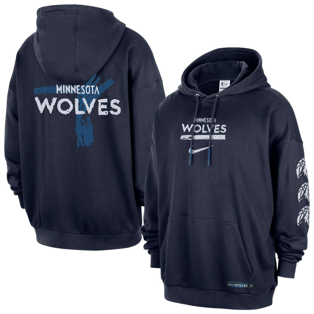 Minnesota Timberwolves Courtside Club Premium Hoodie Navy - NBA