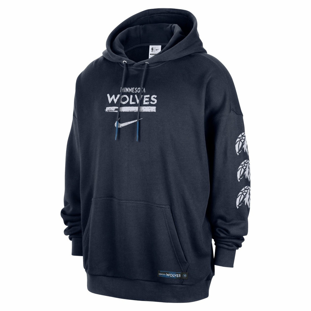 Minnesota Timberwolves Courtside Club Premium Hoodie Navy - NBA