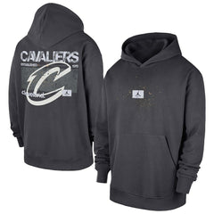 Cleveland Cavaliers Jordan Brand Statement Jumpman Flight Premiere Hoodie Anthracite - NBA
