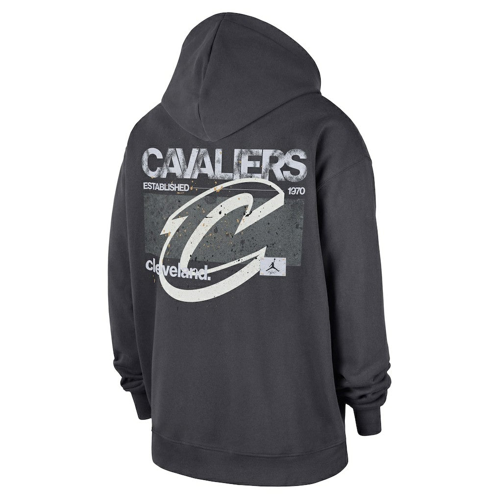 Cleveland Cavaliers Jordan Brand Statement Jumpman Flight Premiere Hoodie Anthracite - NBA