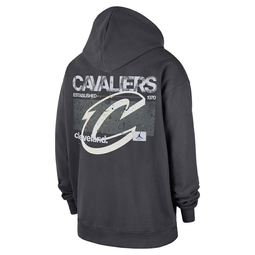 Cleveland Cavaliers Jordan Brand Statement Jumpman Flight Premiere Hoodie Anthracite - NBA