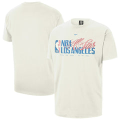 2026 NBA All-Star Game Max90 Wordmark T-Shirt Cream - NBA