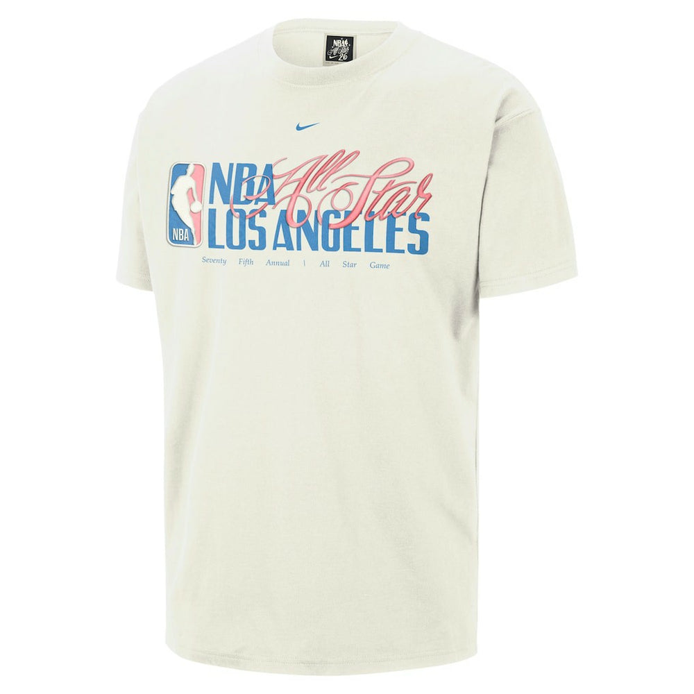 2026 NBA All-Star Game Max90 Wordmark T-Shirt Cream - NBA