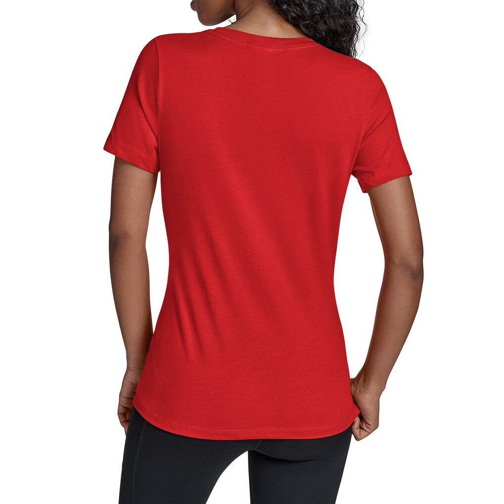 Kansas City Chiefs Starter Women's Groovy Script V-Neck T-Shirt Red | NFL