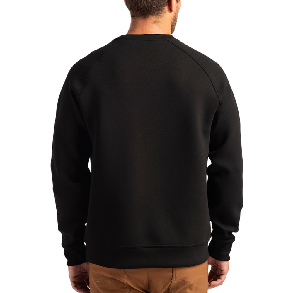 Indianapolis Colts Cutter & Buck Throwback Roam Recycled Raglan Pullover Sweatshirt Black | NFL