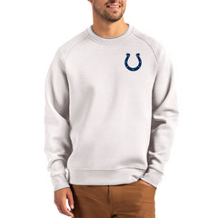 Indianapolis Colts Cutter & Buck Primary Logo Roam Recycled Raglan Pullover Sweatshirt Gray | NFL