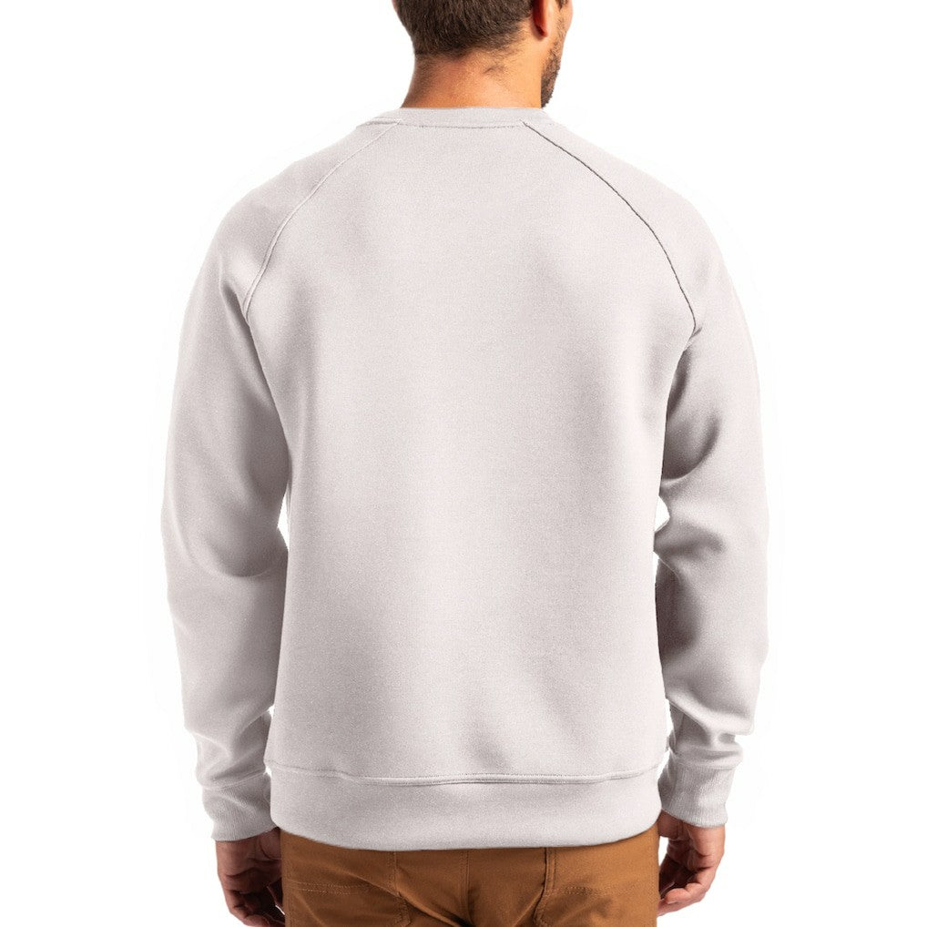 Miami Dolphins Cutter & Buck Throwback Roam Recycled Raglan Pullover Sweatshirt Gray | NFL