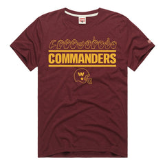 Washington Commanders Homage Unisex NFL ASL Collection by Love Sign Tri-Blend T-Shirt Burgundy | NFL