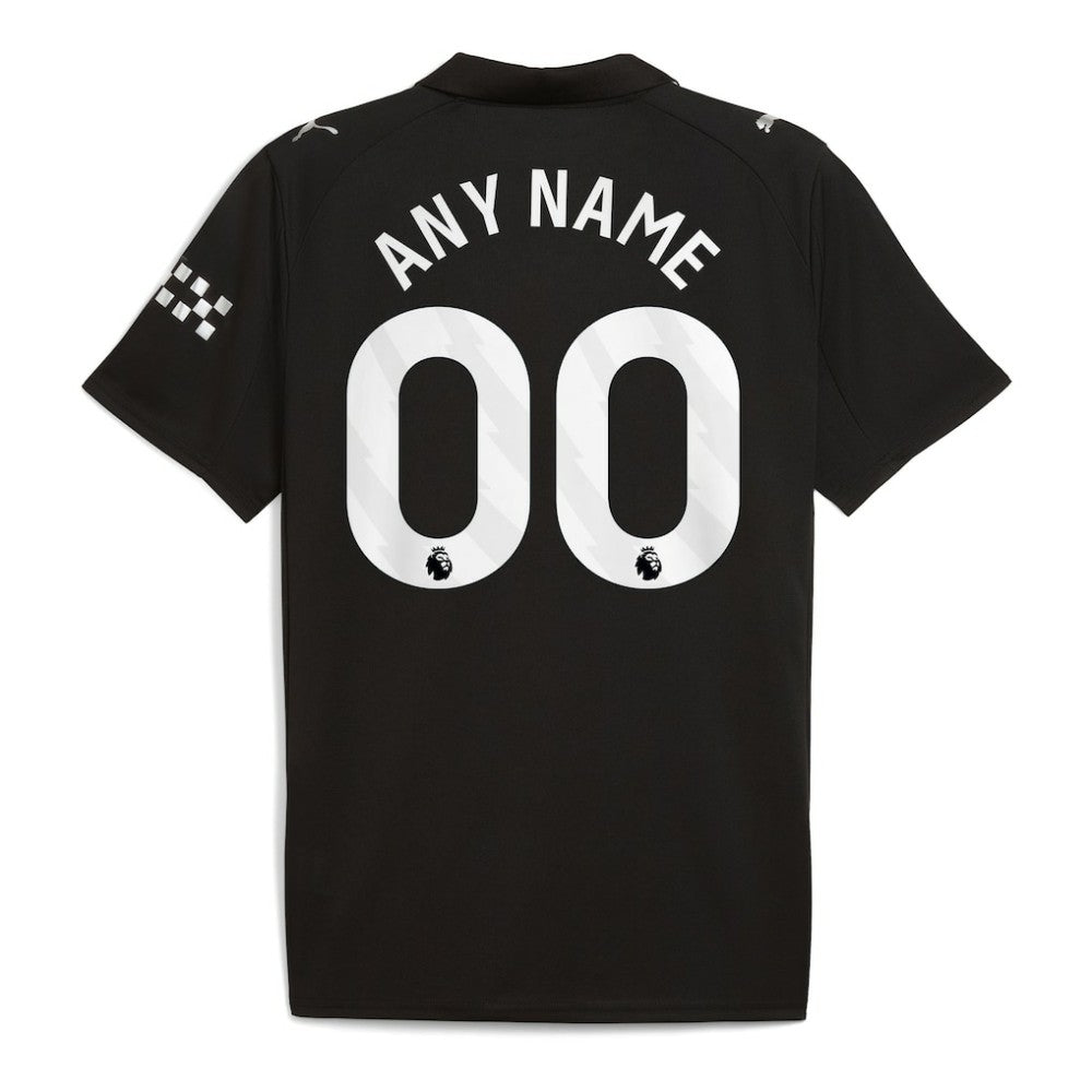 Manchester City 2025/26 Away Replica Custom Jersey Black | Puma Sale
