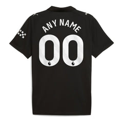 Manchester City 2025/26 Away Replica Custom Jersey Black | Puma Sale