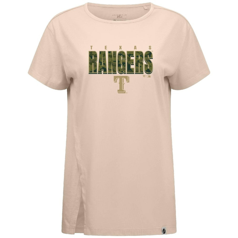 Texas Rangers Levelwear Women's Influx Protect W T-Shirt - MLB