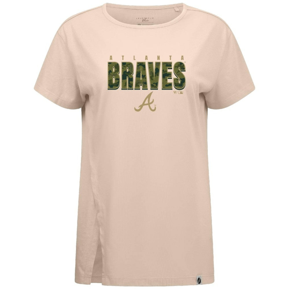 Atlanta Braves Levelwear Women's Influx Protect W T-Shirt - MLB