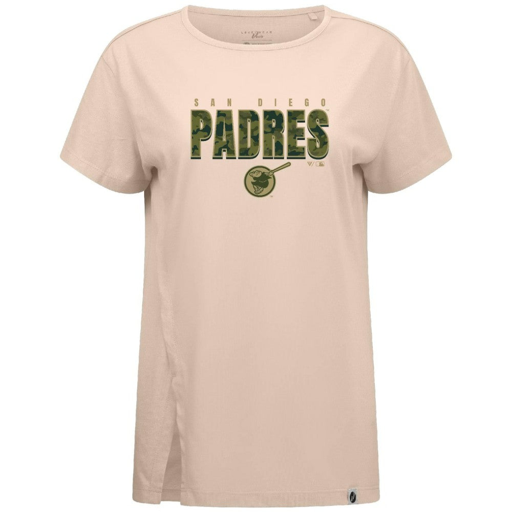 San Diego Padres Levelwear Women's Influx Protect W T-Shirt - MLB