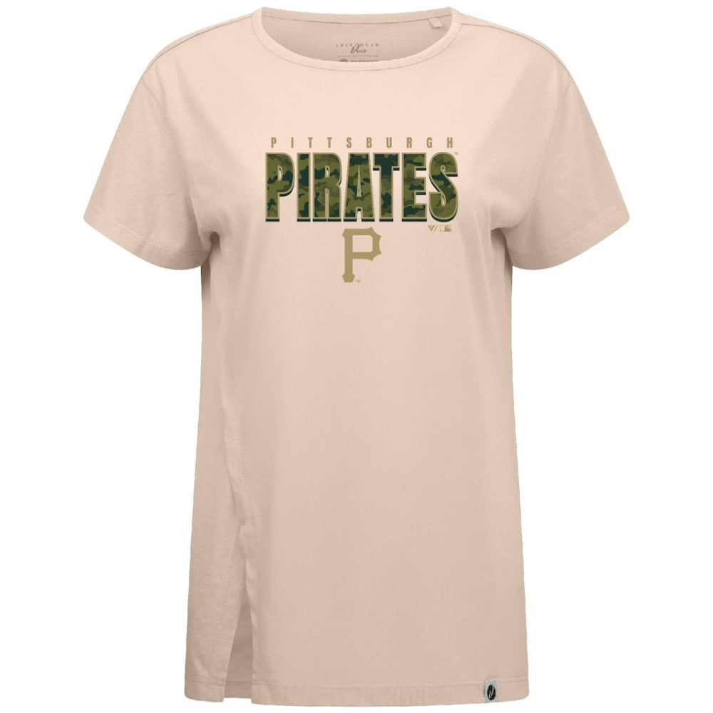 Pittsburgh Pirates Levelwear Women's Influx Protect W T-Shirt - MLB