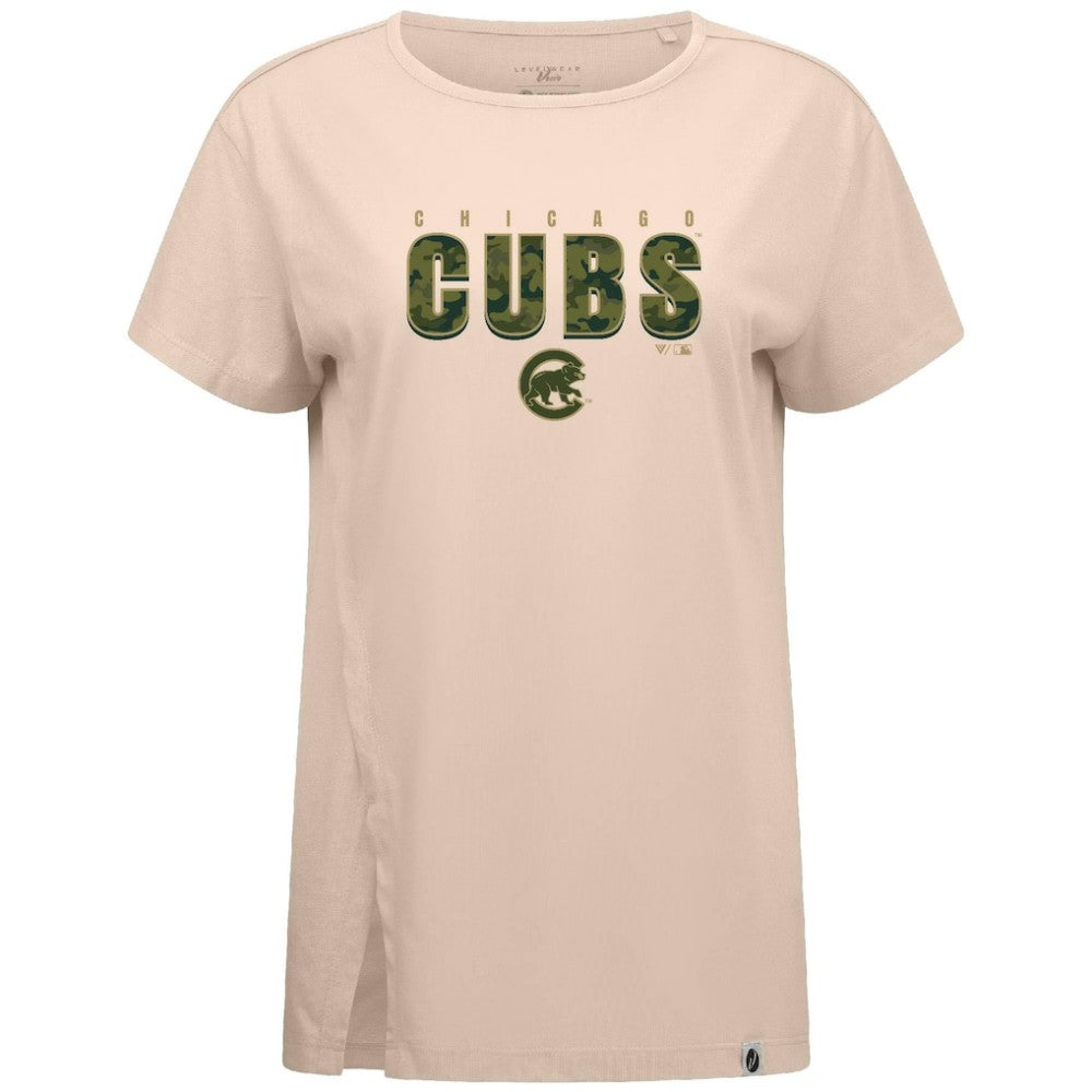 Chicago Cubs Levelwear Women's Influx Protect W T-Shirt - MLB