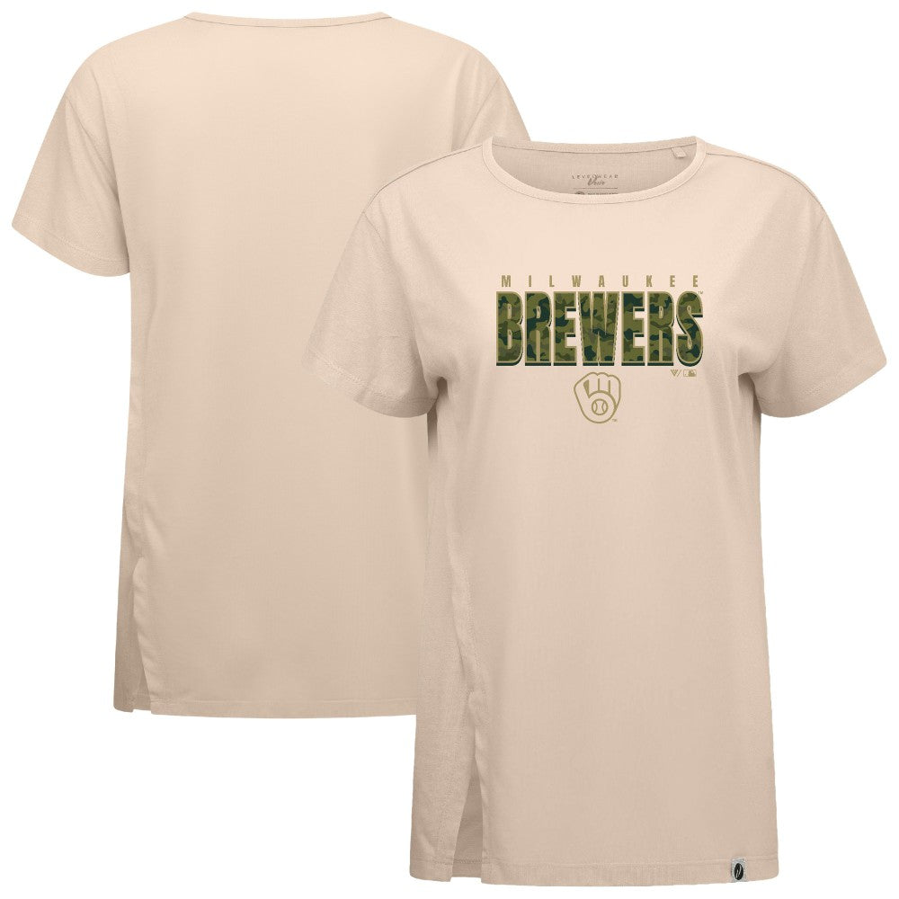 Milwaukee Brewers Levelwear Women's Influx Protect W T-Shirt - MLB