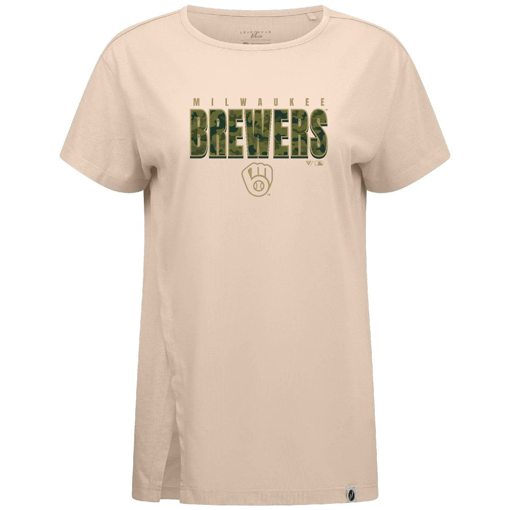 Milwaukee Brewers Levelwear Women's Influx Protect W T-Shirt - MLB
