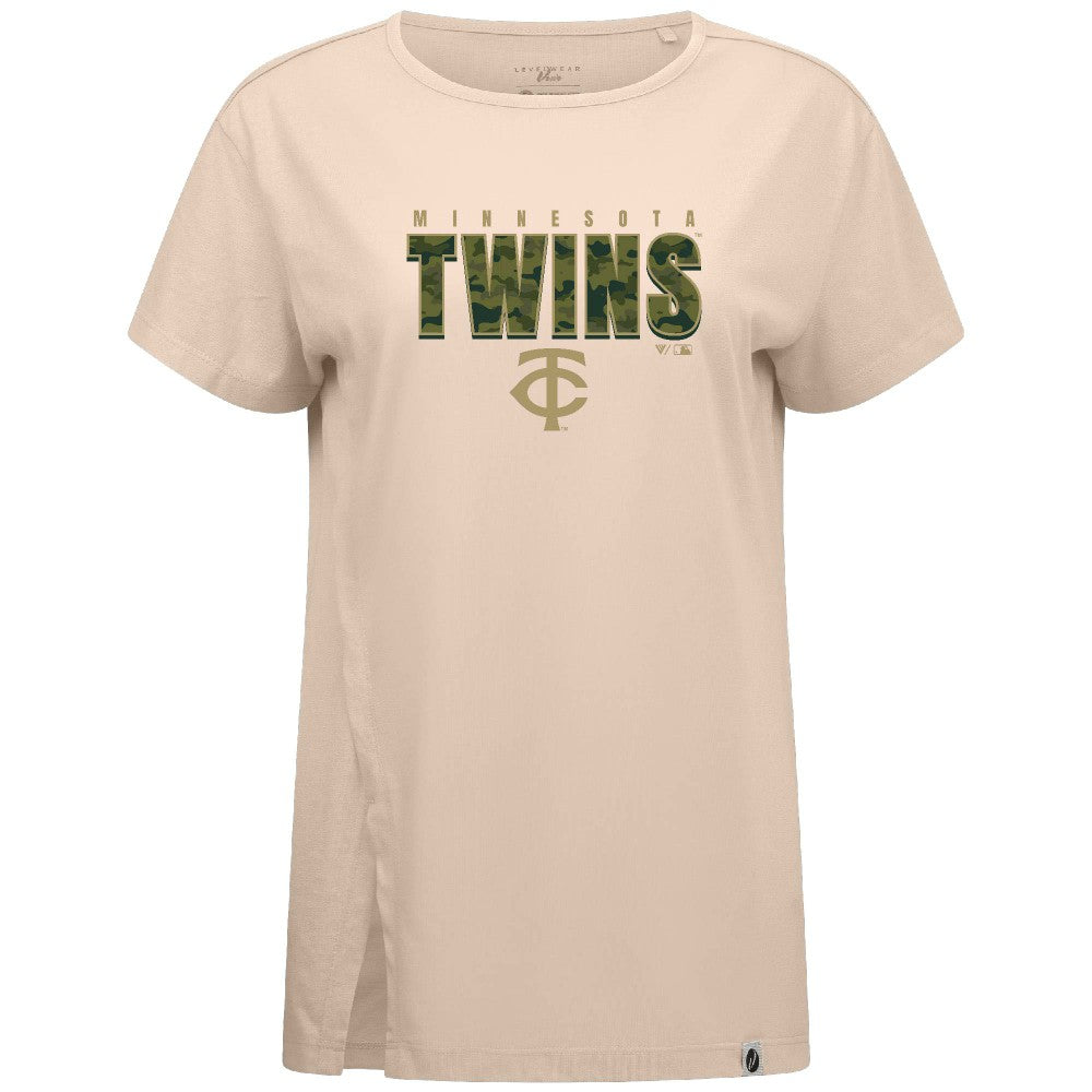 Minnesota Twins Levelwear Women's Influx Protect W T-Shirt - MLB