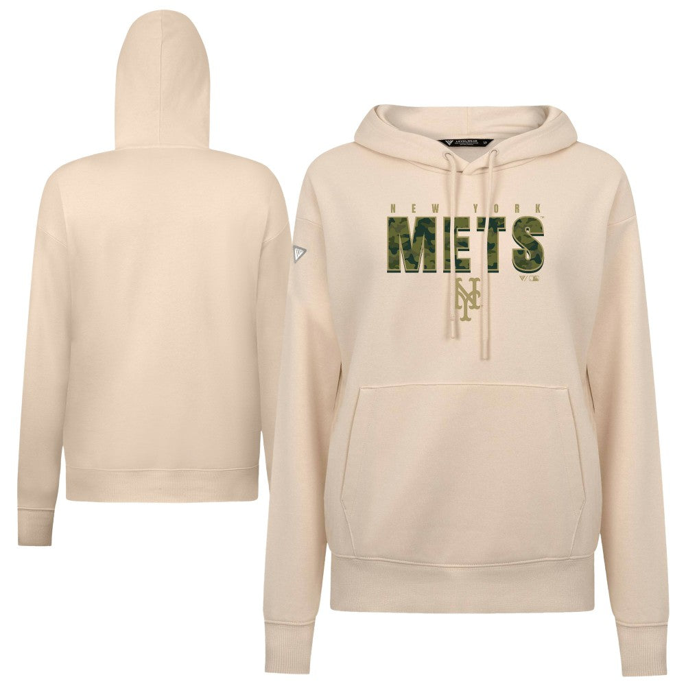 New York Mets Levelwear Women's Adorn Protect W Pullover Hoodie - MLB