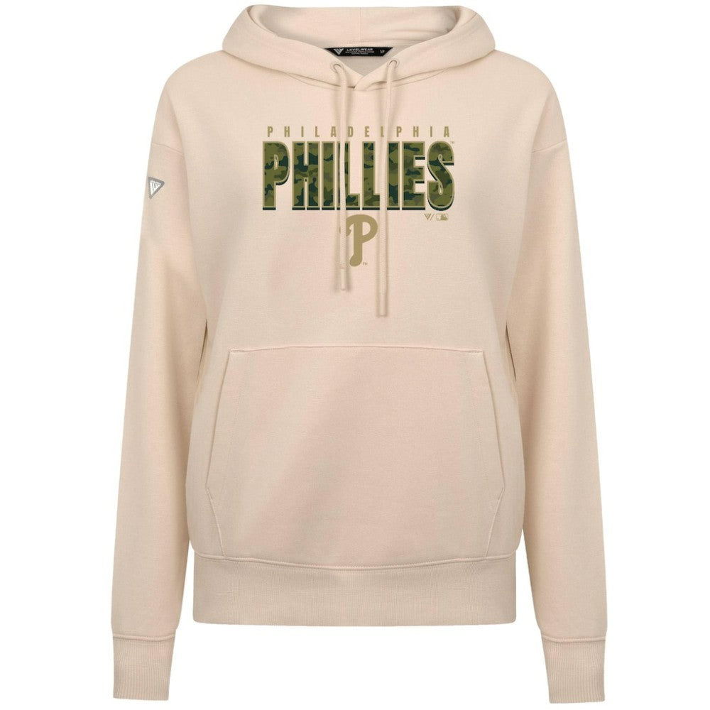 Philadelphia Phillies Levelwear Women's Adorn Protect W Pullover Hoodie - MLB