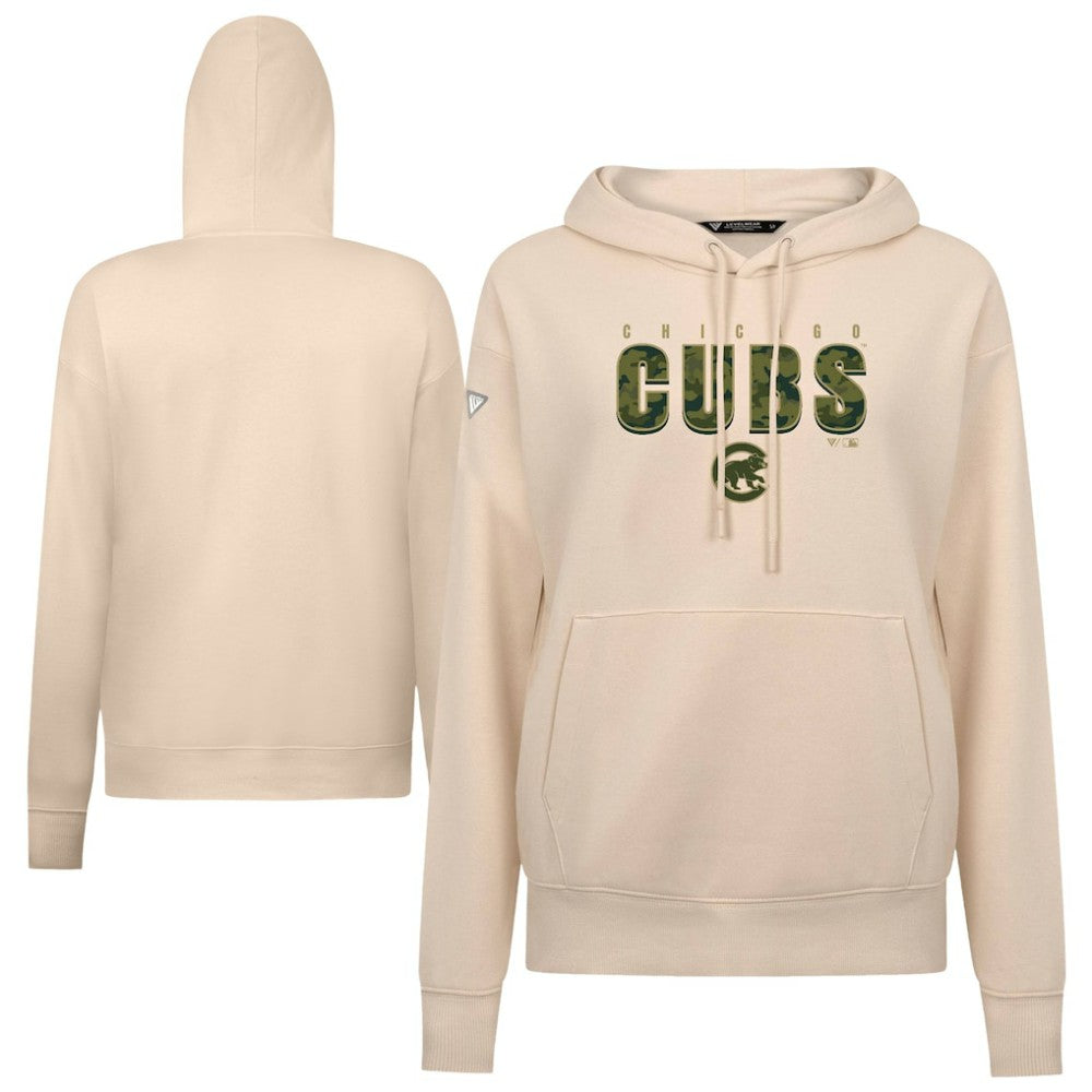 Chicago Cubs Levelwear Women's Adorn Protect W Pullover Hoodie - MLB