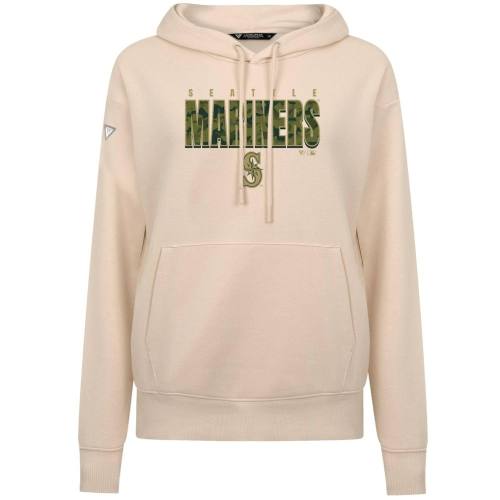 Seattle Mariners Levelwear Women's Adorn Protect W Pullover Hoodie - MLB