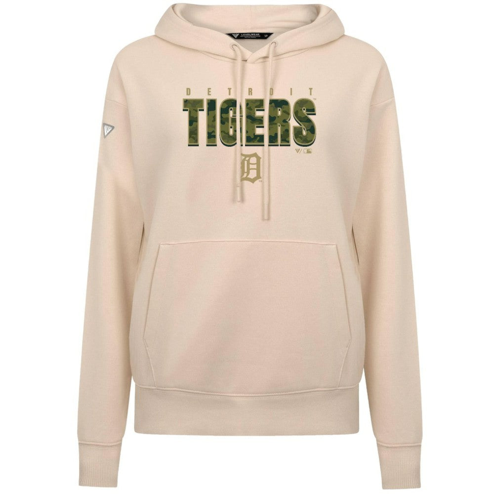 Detroit Tigers Levelwear Women's Adorn Protect W Pullover Hoodie - MLB