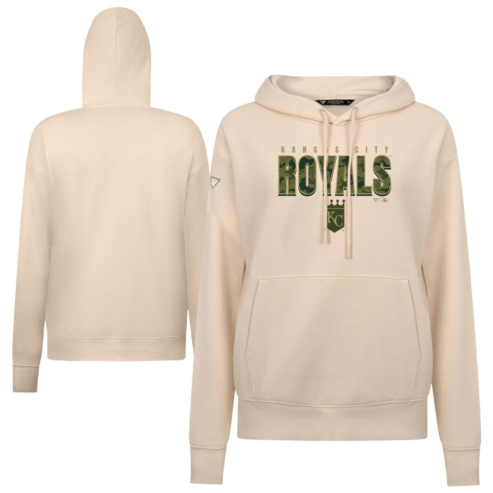 Kansas City Royals Levelwear Women's Adorn Protect W Pullover Hoodie - MLB