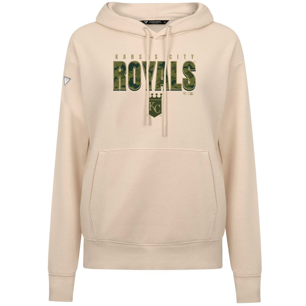 Kansas City Royals Levelwear Women's Adorn Protect W Pullover Hoodie - MLB