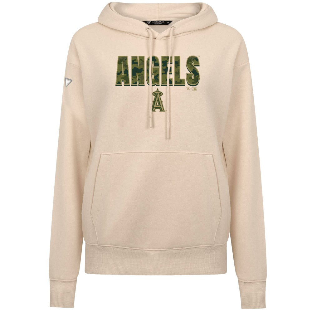 Los Angeles Angels Levelwear Women's Adorn Protect W Pullover Hoodie - MLB