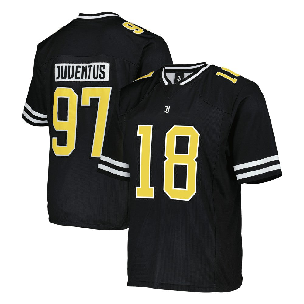 Juventus Collegiate American Football Foundation Fashion Jersey Black | Fanatics online