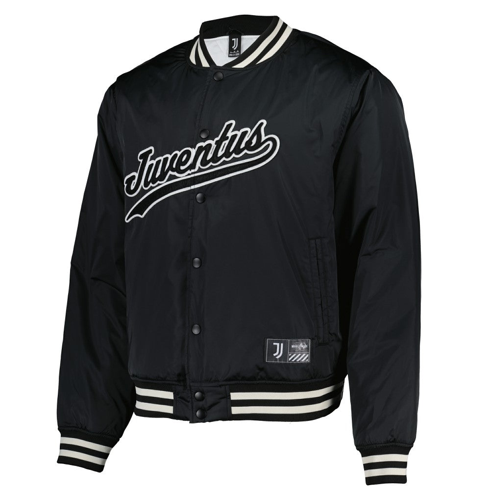 Juventus Collegiate Sateen Full-Snap Jacket Black | Fanatics discount