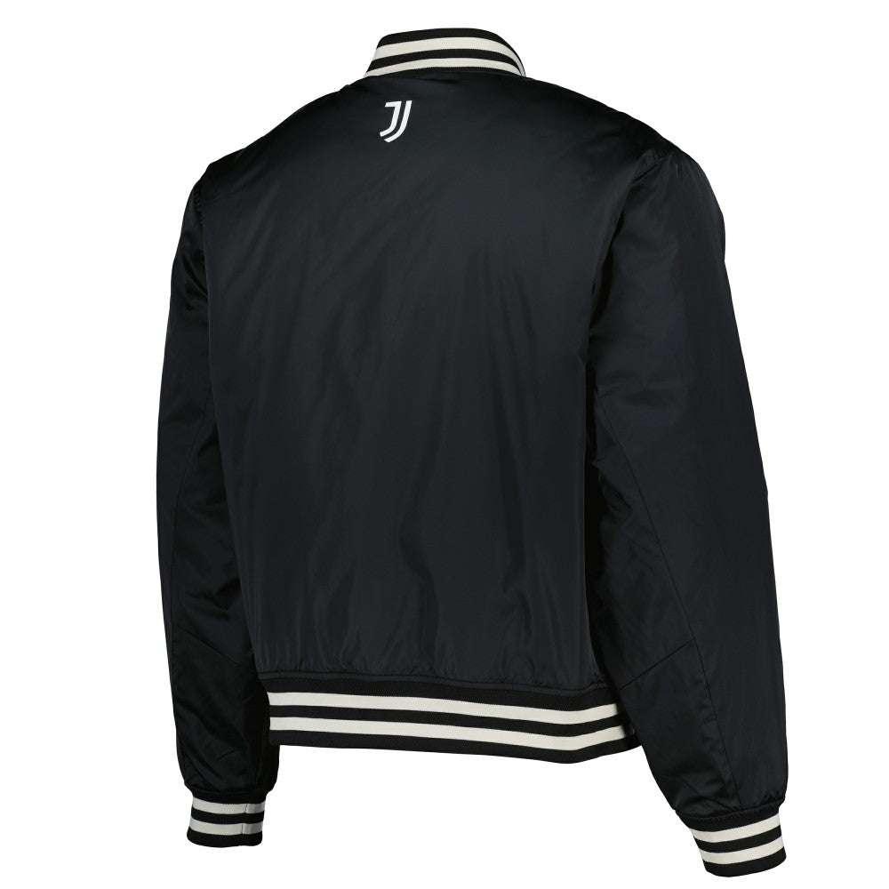 Juventus Collegiate Sateen Full-Snap Jacket Black | Fanatics discount