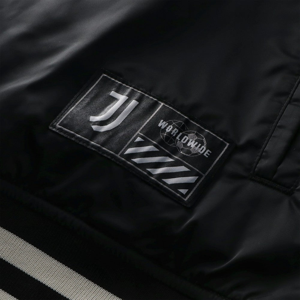 Juventus Collegiate Sateen Full-Snap Jacket Black | Fanatics discount