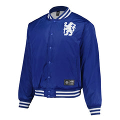 Chelsea Collegiate Sateen Full-Snap Jacket Royal | Fanatics discount