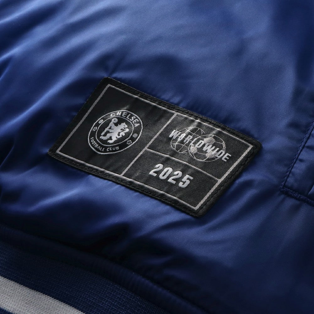 Chelsea Collegiate Sateen Full-Snap Jacket Royal | Fanatics discount