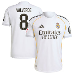 Federico Valverde Real Madrid 2025/26 Home Jersey White | Adidas Online