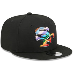 San Francisco 49ers New Era Pride 9FIFTY Snapback Hat Black | NFL