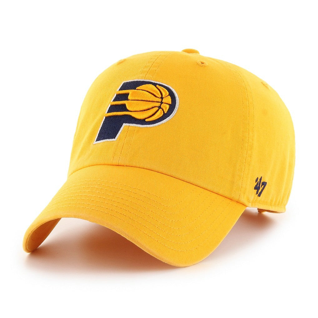 Indiana Pacers '47 Core Logo Clean Up Adjustable Hat Gold - NBA