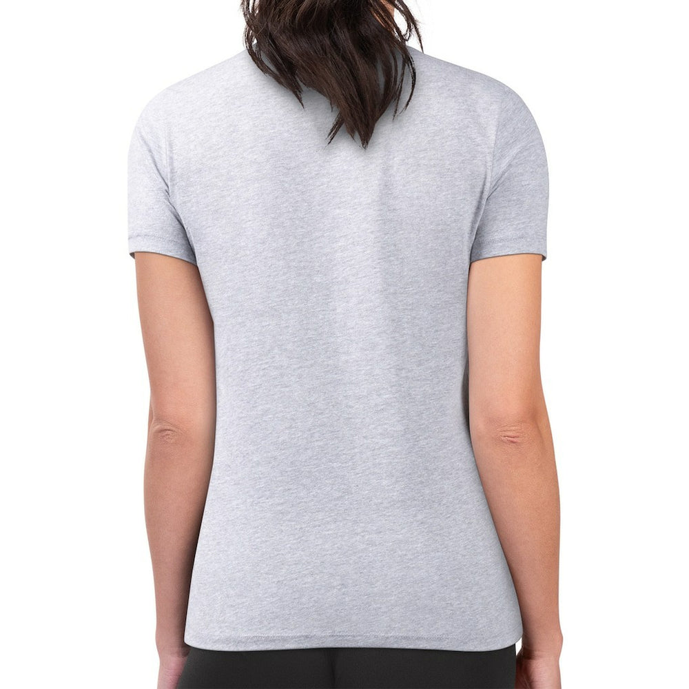 Minnesota Vikings G-III 4Her by Carl Banks Women's Super-Slim Fit Lightweight Shadow Logo T-Shirt Gray | NFL