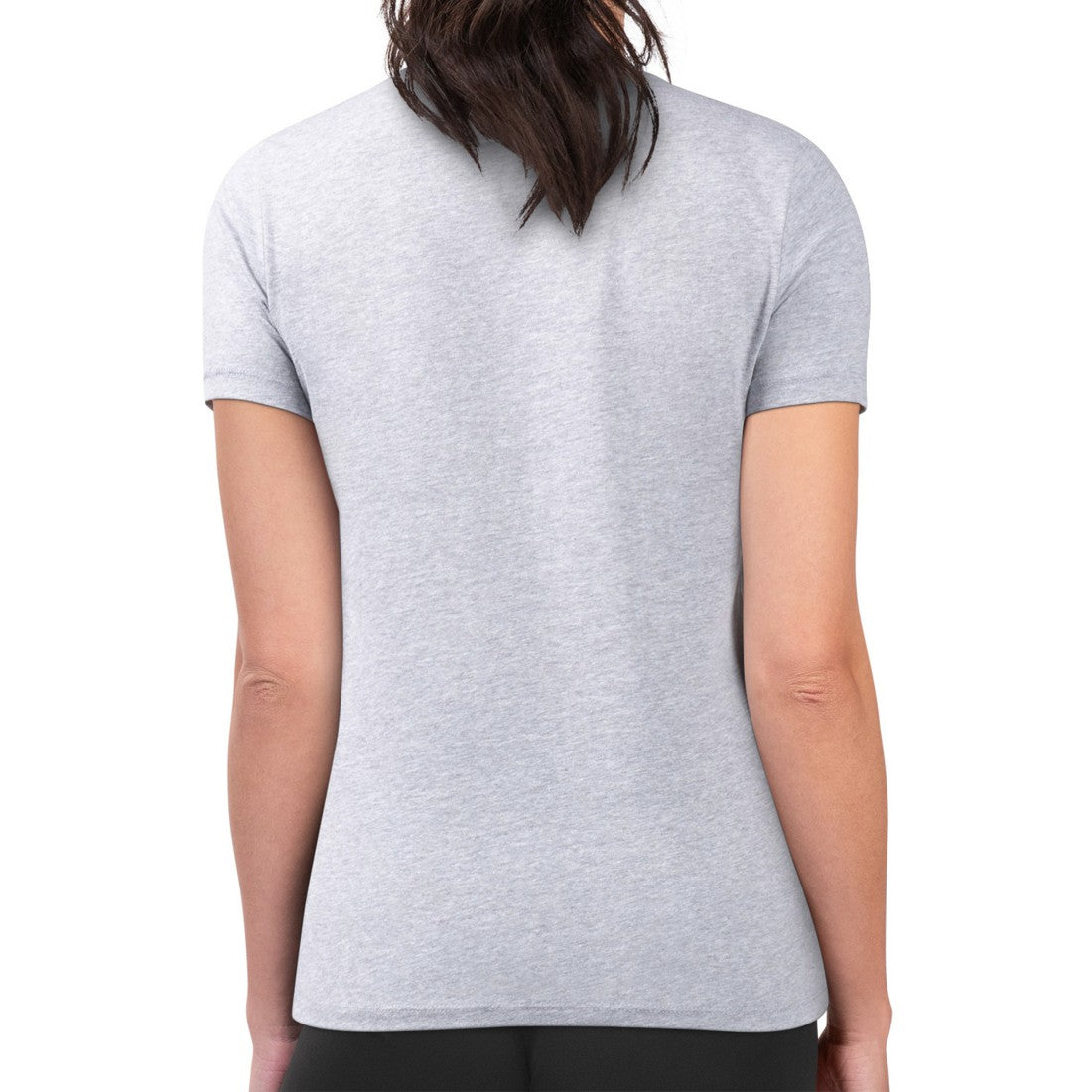 New York Giants G-III 4Her by Carl Banks Women's Super-Slim Fit Lightweight Shadow Logo T-Shirt Gray | NFL