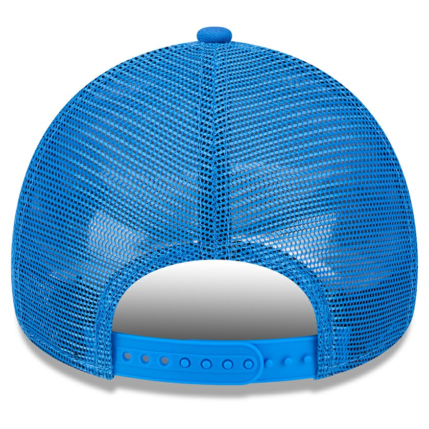Oklahoma City Thunder Core Logo Foam Front A-Frame 9FORTY Adjustable Trucker Hat Blue - NBA