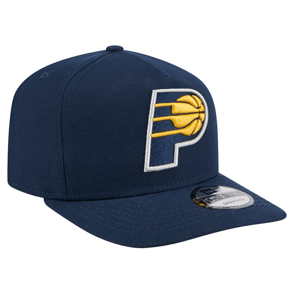 Indiana Pacers Core Logo A-Frame 9FIFTY Snapback Hat Navy - NBA