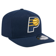 Indiana Pacers Core Logo A-Frame 9FIFTY Snapback Hat Navy - NBA