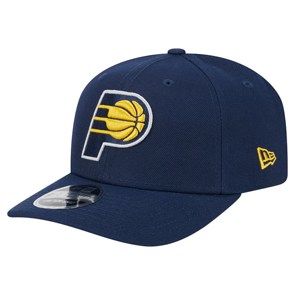 Indiana Pacers Core Logo 9SEVENTY Stretch-Snap Hat Navy - NBA
