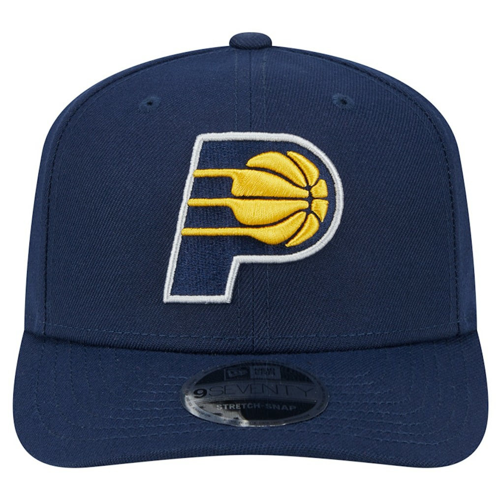 Indiana Pacers Core Logo 9SEVENTY Stretch-Snap Hat Navy - NBA