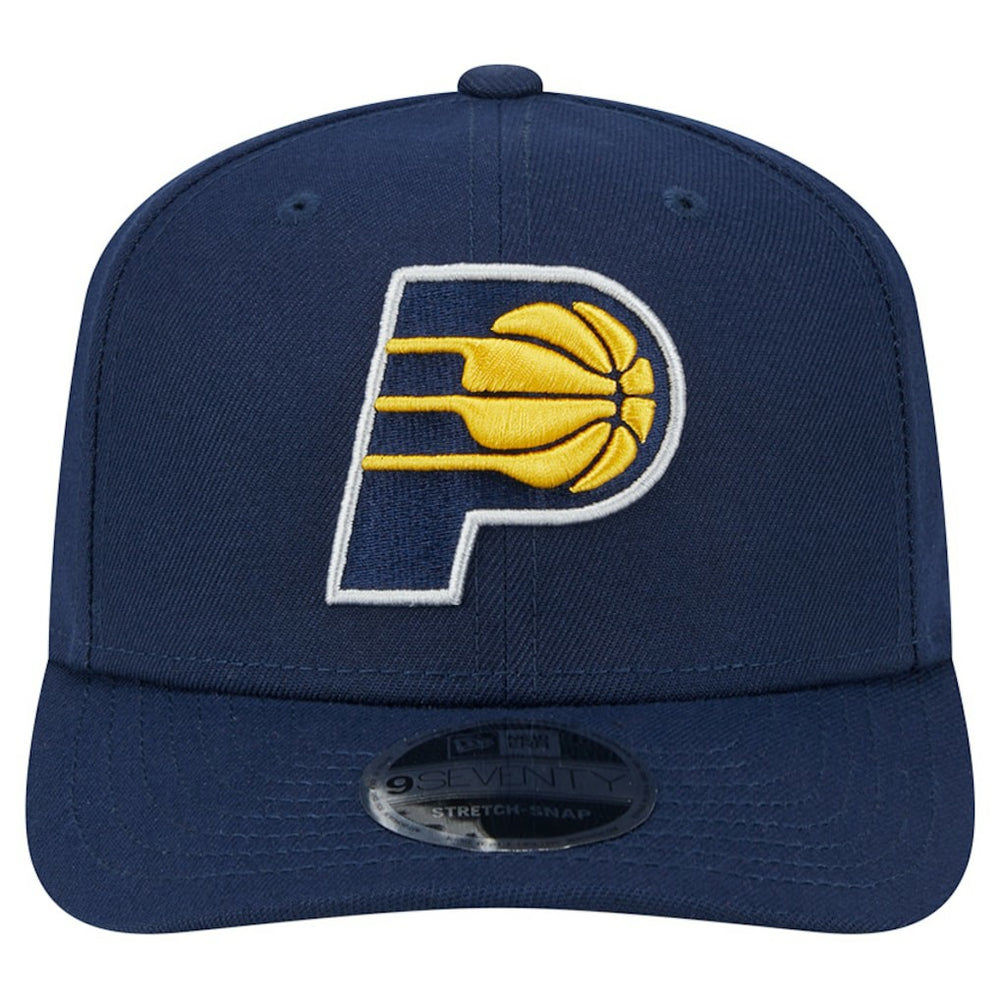 Indiana Pacers Core Logo 9SEVENTY Stretch-Snap Hat Navy - NBA