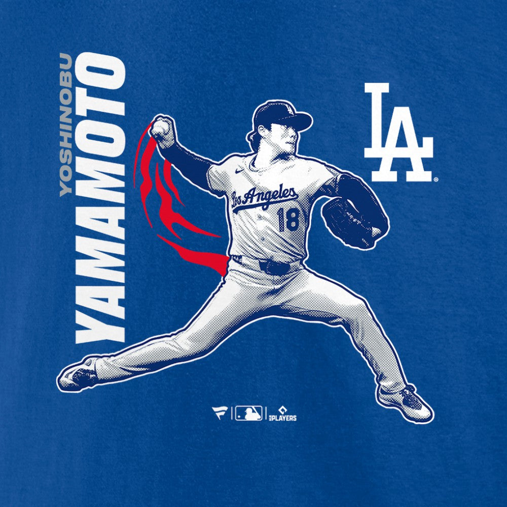 Yoshinobu Yamamoto Los Angeles Dodgers Player Graphic T-Shirt - MLB