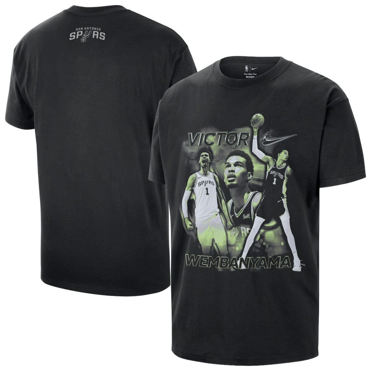 Victor Wembanyama San Antonio Spurs Unisex Athlete T-Shirt Black - NBA